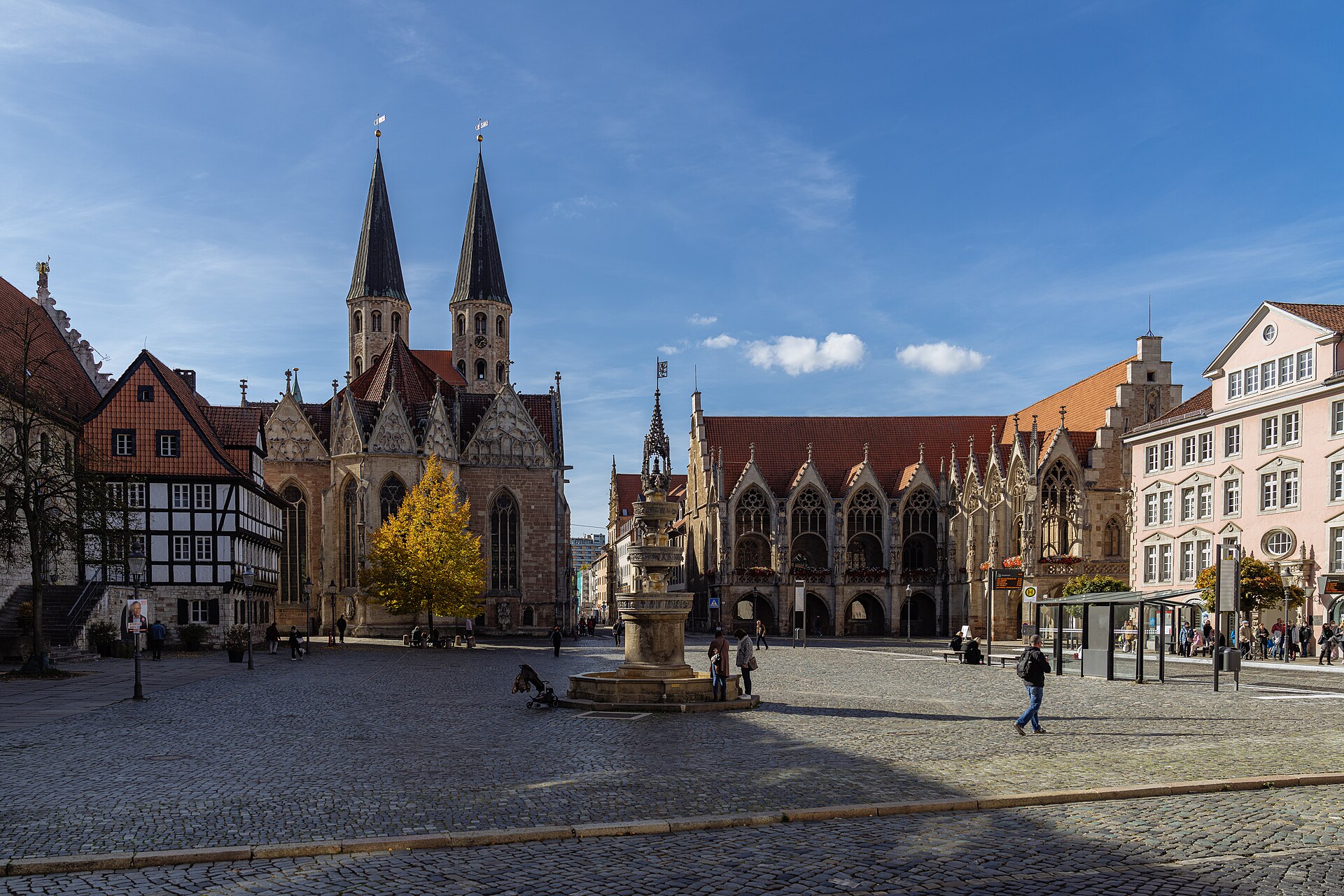 Altstadtmarkt mit Altstadtrathaus in Braunschweig