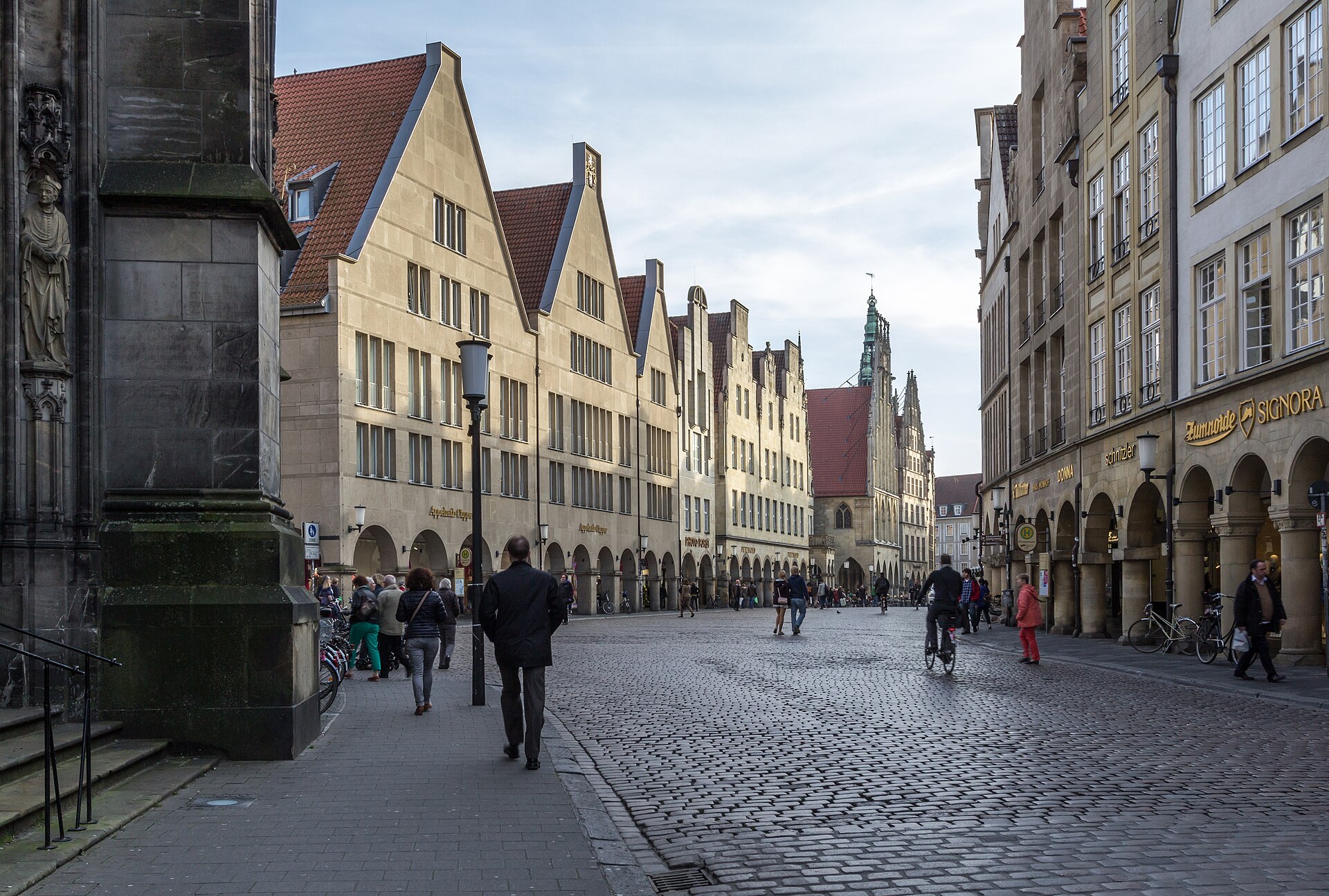 Prinzipalmarkt mit St. Lamberti in Münster