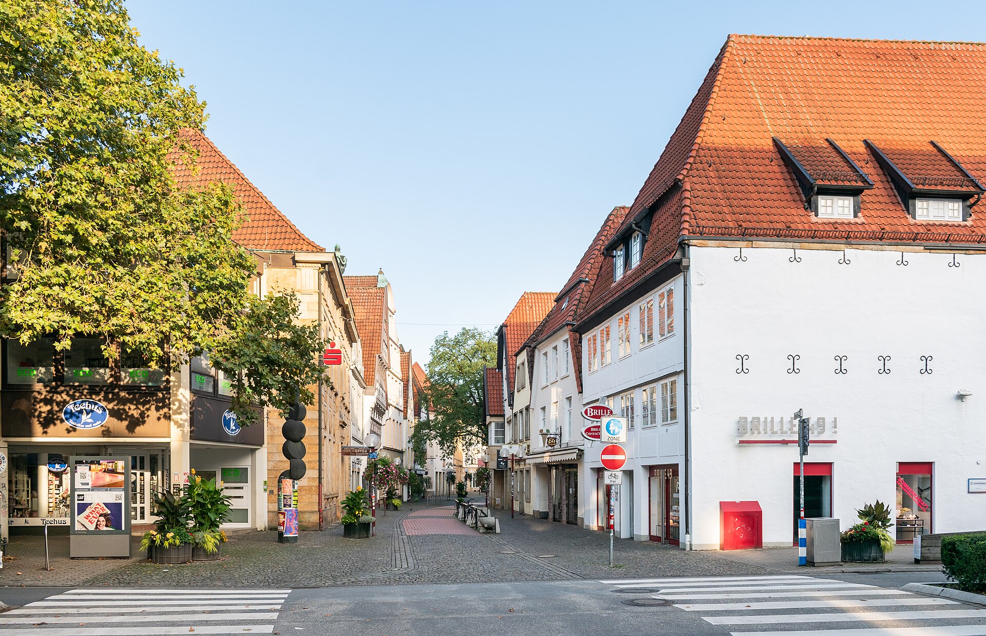 Krahnstraße in der Altstadt von Osnabrück